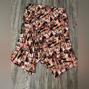 Asymmetrical Multicolor Skirt EUC